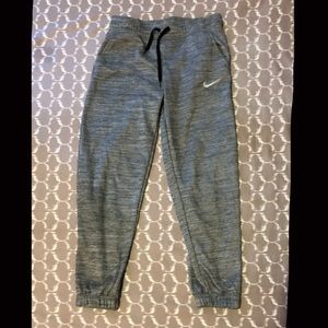 Nike grey dri-fit sweats. grey. medium. super comfy.